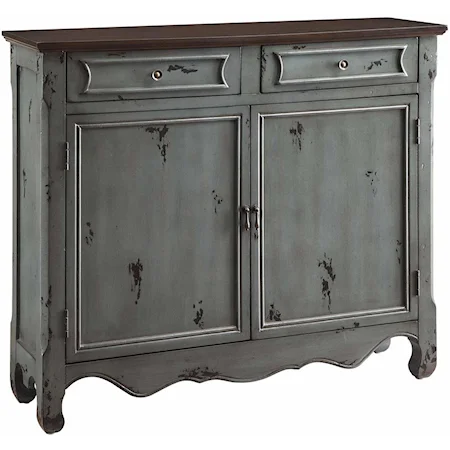 Greystone 2-Door 2-Drawer Cupboard